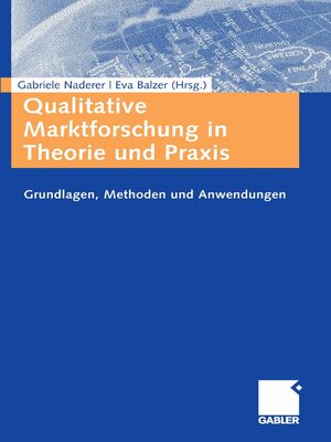cover image of Qualitative Marktforschung in Theorie und Praxis